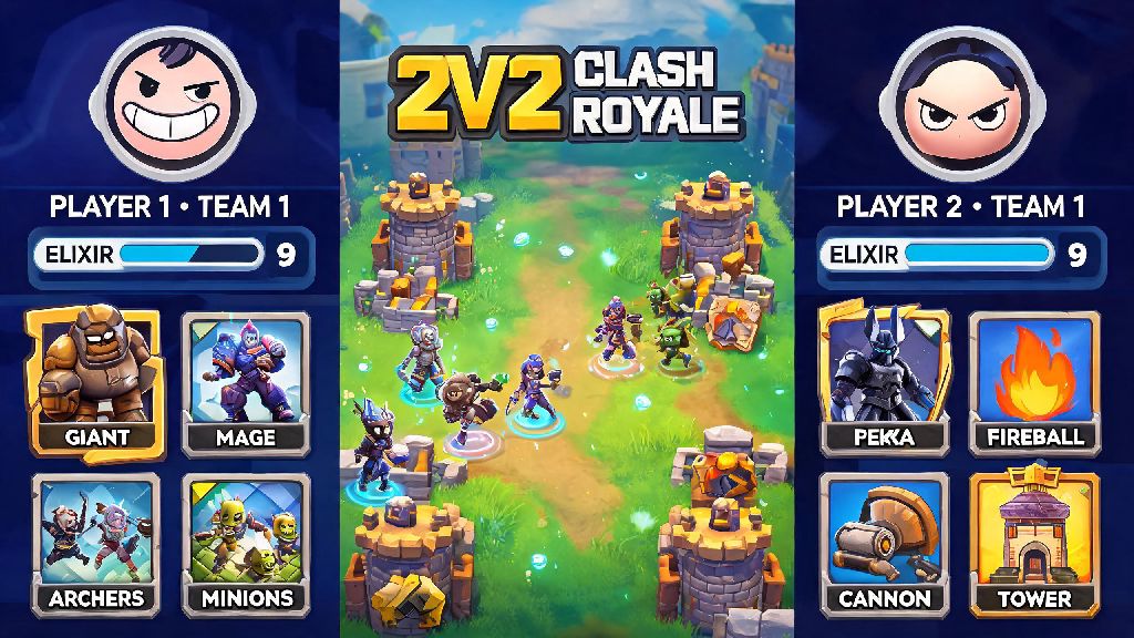 How to Do 2v2 in Clash Royale With Friends: Simple Step-by-Step Guide