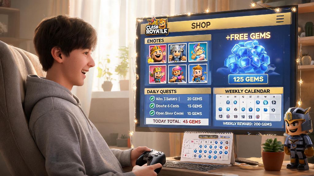 How to Earn Free Gems in Clash Royale: 7 Legit No-Spend Tips for All Players